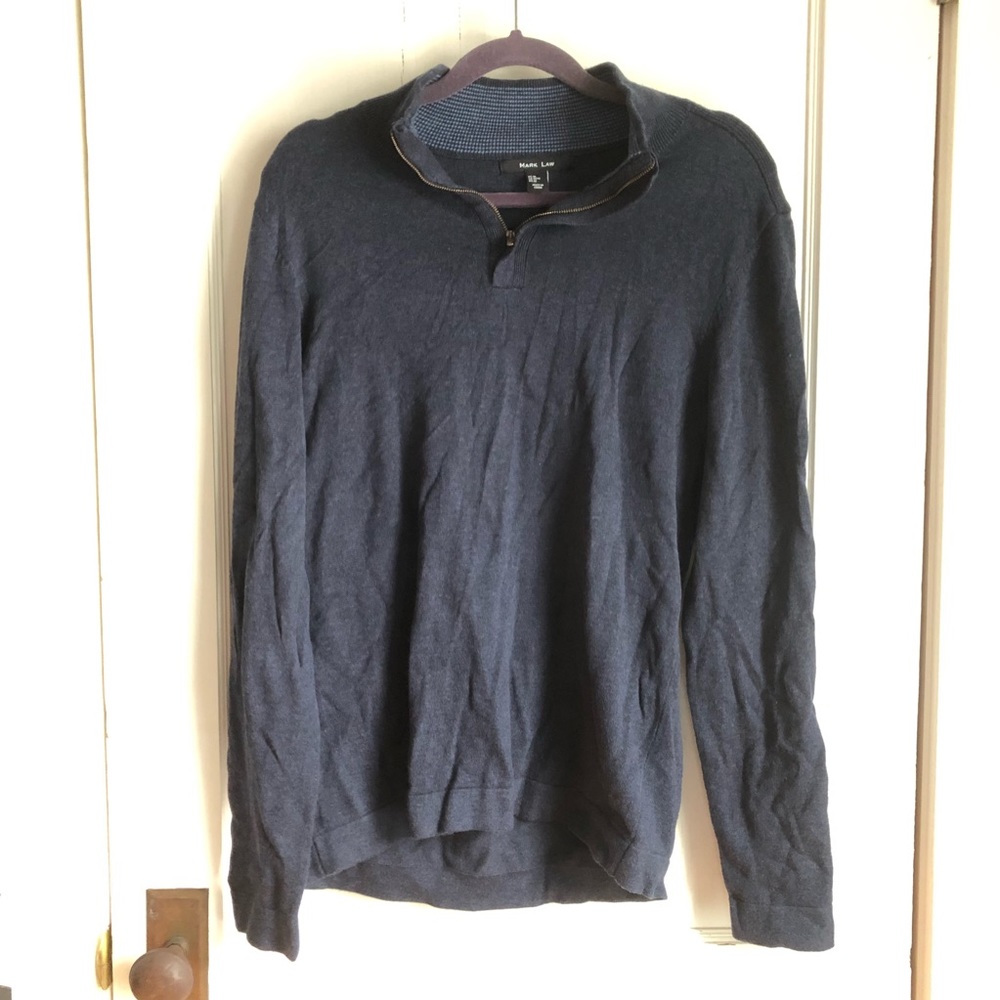 Mark Law Zip Neck Sweater